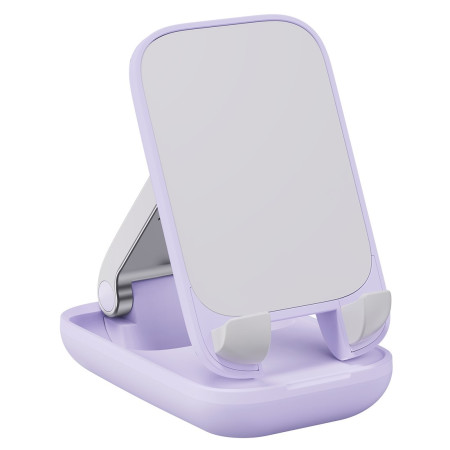 Подставка для телефона настольная Baseus Seashell Series Folding Phone Stand Фиолетовый