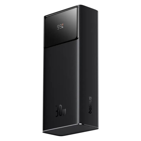 УМБ Baseus Star-Lord Digital Display 30000mAh 30W з технологією QC3.0+PD3.0 2USB+Type-C + Кабель USB to Type-C Чорний