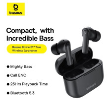 Беспроводные Bluetooth наушники Baseus Bowie E17 True Wireless TWS Earphones Черный