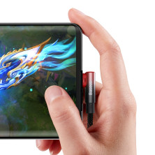 Кабель Baseus MVP 2 Elbow-shaped Fast Charging Data Cable USB to Type-C 100W 20V 5A 1m Черно-Красный