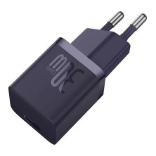Мережевий зарядний пристрій Baseus GaN5 Fast Charger 1C PD3.0 30W Type-C 3A Фіолетовий