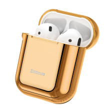 Чехол Baseus Shining hook Case для Apple AirPods/AirPods 2 Золотой