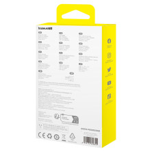 Кабель Baseus Gem Series Fast Charging Data Cable USB to Type-C 100W 20V 5A 2m Білий