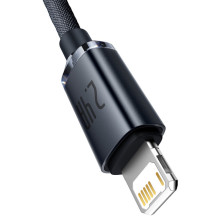 Кабель Baseus Crystal Shine Series USB to Lightning 2.4A 2m Черный