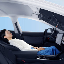 Солнцезащитный зонт автомобильный Baseus CoolRide Doubled-Layered Windshield Sun Shade Umbrella Pro Small Черный