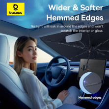Сонцезахисна парасолька автомобільна Baseus CoolRide Windshield Sun Shade Umbrella Cluster Small Чорний