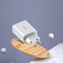 Сетевое зарядное устройство Baseus Speed Mini QC Single U QC3.0 18W USB 3A Белый