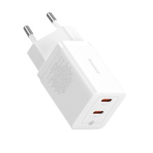 Сетевое зарядное устройство Baseus GaN5 Pro PD3.0 40W 2Type-C 3A Белый