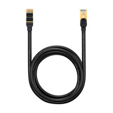 Кабель Baseus High Speed CAT7 Seven Types RJ45 10Gigabit Network Cable Ethernet Круглый 3m Черный