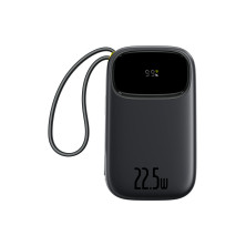 УМБ Baseus EnerFill FC31 Qpow3 Dual-Cable 20000mAh 22.5W с технологией QC3.0+PD3.0 и iP 20W+Type-C 22.5W кабелем Черный