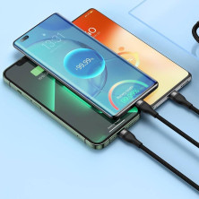 Кабель Baseus Flash Series 2 3-in-1 Fast Charging Data Cable USB to Lightning+Type-C+MicroUSB 66W 1.2m Черный