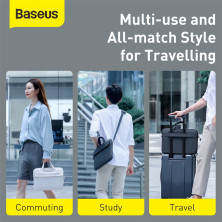 Сумка для ноутбука и гаджетов Baseus Basics Series 16" Shoulder Computer Bag Серый