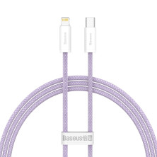 Кабель Baseus Dynamic Series Fast Charging Data Cable Type-C to Lightning PD 20W 1m Фіолетовий