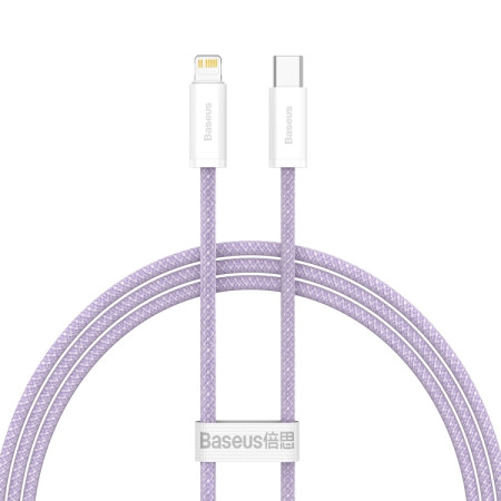 Кабель Baseus Dynamic Series Fast Charging Data Cable Type-C to Lightning PD 20W 1m Фіолетовий