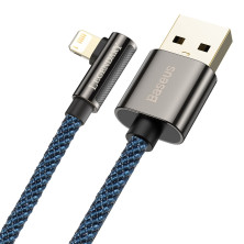 Кабель Baseus Legend Series Fast Charging Elbow Cable USB to Lightning 2.4A 2m Синий