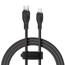 Кабель Baseus Pudding Series Fast Charging Data Cable Type-C to Lightning PD 20W 1m Черный