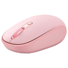 Беспроводная мышка Baseus F01B Tri-Mode Wireless Mouse 2.4G/BT1+BT2 800-1200-1600dpi Розовый