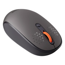 Беспроводная мышка Baseus F01B Tri-Mode Wireless Mouse 2.4G/BT1+BT2 800-1200-1600dpi Серый