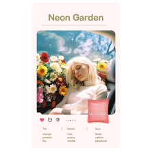 Ароматизатор в машину Baseus Margaret Car Air Freshener з ароматом Neon Garden Рожевий