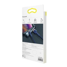 Кабель Baseus Cafule Cable USB to Lightning 2.4A 1m Сине-Золотой