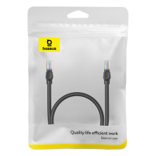 Кабель Baseus High Speed CAT5 RJ45 Gigabit Network Cable Ethernet Круглый 0.5m Черный