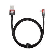 Кабель Baseus MVP 2 Elbow-shaped Fast Charging Data Cable USB to Type-C 100W 20V 5A 1m Чорно-Червоний