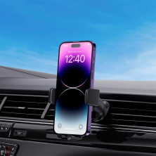 Автотримач для телефона Baseus UltraControl Pro Series Clamp-Type Car Holder Set на торпедо і в повітропровід Чорний