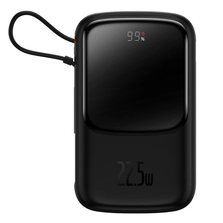 УМБ Baseus Q Pow Pro 20000mAh 22.5W 5A з технологією QC3.0+PD3.0 та Type-C кабелем 22.5W Чорний