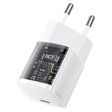 Мережевий зарядний пристрій Baseus Cube Pro GaN5 Fast Charger 1C PD3.0 30W Type-C 3A Білий