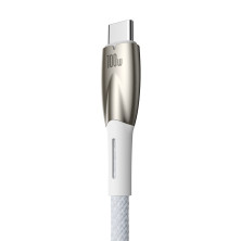 Кабель Baseus Glimmer Series Fast Charging Data Cable USB to Type-C 100W 20V 5A 1m Білий