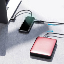 USB-хаб Baseus 5in1 Multi-functional 5-Port Type-C HUB Adapter Type-C to USB3.0*4, Type-C(PD)*1 Сірий
