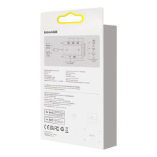 USB-хаб Baseus 4in1 Lite Series 4-Port Type-A HUB Adapter Type-A to USB3.0*4 кабель 0.25м Чорний