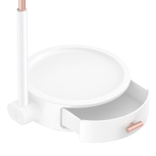 Макіяжне косметичне дзеркало з підсвічуванням Baseus Smart Beauty Series Lighted Makeup Mirror with Storage Box з ящиком для зберігання Білий