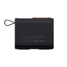 Автокомпрессор универсальный Baseus Mega EnergyPump Series Dual Cylinder аккумуляторный 6000mAh 250W Черный