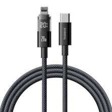 Кабель Baseus Display 2 Series Fast Charging Data Cable Type-C to Lightning PD 20W 1m Черный