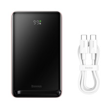 УМБ Baseus Magnetic Bracket 3in1 10000mAh 20W 3A QC3.0+PD3.0 с Беспроводной зарядкой Qi 15W Розовый