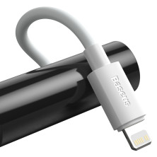 Кабель Baseus Simple Wisdom Series Fast Charging Data Cable Type-C to Lightning PD 20W 1.5m Набор 2 шт Белый