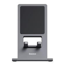 Підставка для телефона і планшета настільна Baseus Foldable Metal Desktop Holder Сірий