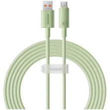 Кабель Baseus Habitat Series Fast Charging Data Cable USB to Type-C 100W 20V 5A 2m Салатовий