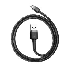 Кабель Baseus Cafule Cable USB to Micro USB 2.4A 0.5m Чорний