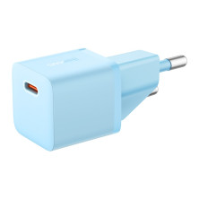 Мережевий зарядний пристрій Baseus GaN5 Fast Charger 1C PD3.0 20W Type-C 3A Блакитний