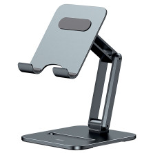 Підставка для планшета настільна Baseus Desktop Biaxial Foldable Metal Stand for Tablets Сірий