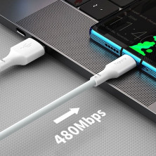 Кабель Baseus Simple Wisdom Series Fast Charging Data Cable USB to Type-C 40W 10V 4A 1.5m Набор 2 шт Белый