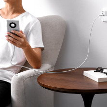 Кабель Baseus Superior Series Fast Charging Data Cable USB to Type-C 65W SUPERVOOC 1m Білий