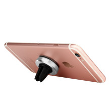 Автодержатель для телефона магнитный Baseus Magnet Car Mount в воздуховод Серебристый