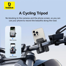 Держатель телефона на велосипед Baseus GoTrip Series Bike Phone Mount Черный