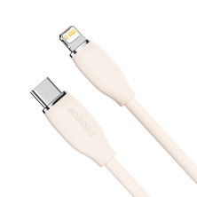 Кабель Baseus Jelly Liquid Silica Gel Fast Charging Data Cable Type-C to Lightning PD 20W 1.2m Рожевий