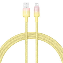 Кабель Baseus Discolor Series Fast Charging Data Cable USB to Lightning 2.4A 1m Жовтий