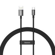Кабель Baseus Superior Series Fast Charging Data Cable USB to Type-C 65W SUPERVOOC 1m Чорний