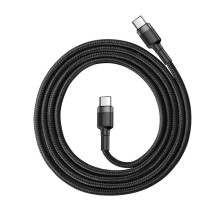 Кабель Baseus Cafule Flash Charging Data Line Cable Type-C to Type-C PD 2.0 QC 3.0 60W 20V 3A 1m Черный